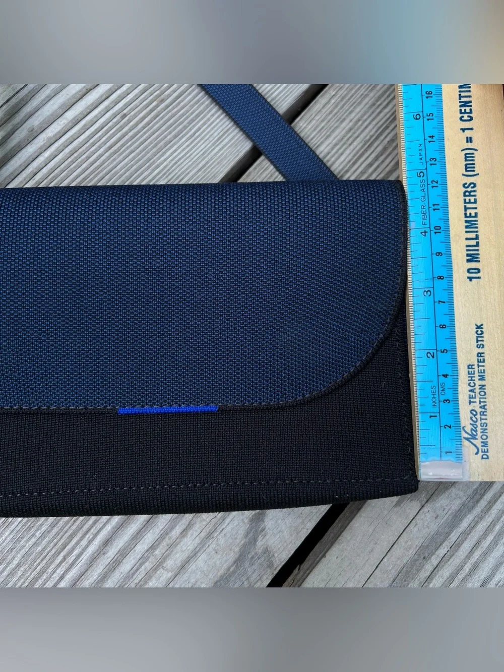 Rothy's The Belt Bag Sapphire and Onyx Crossbody Purse